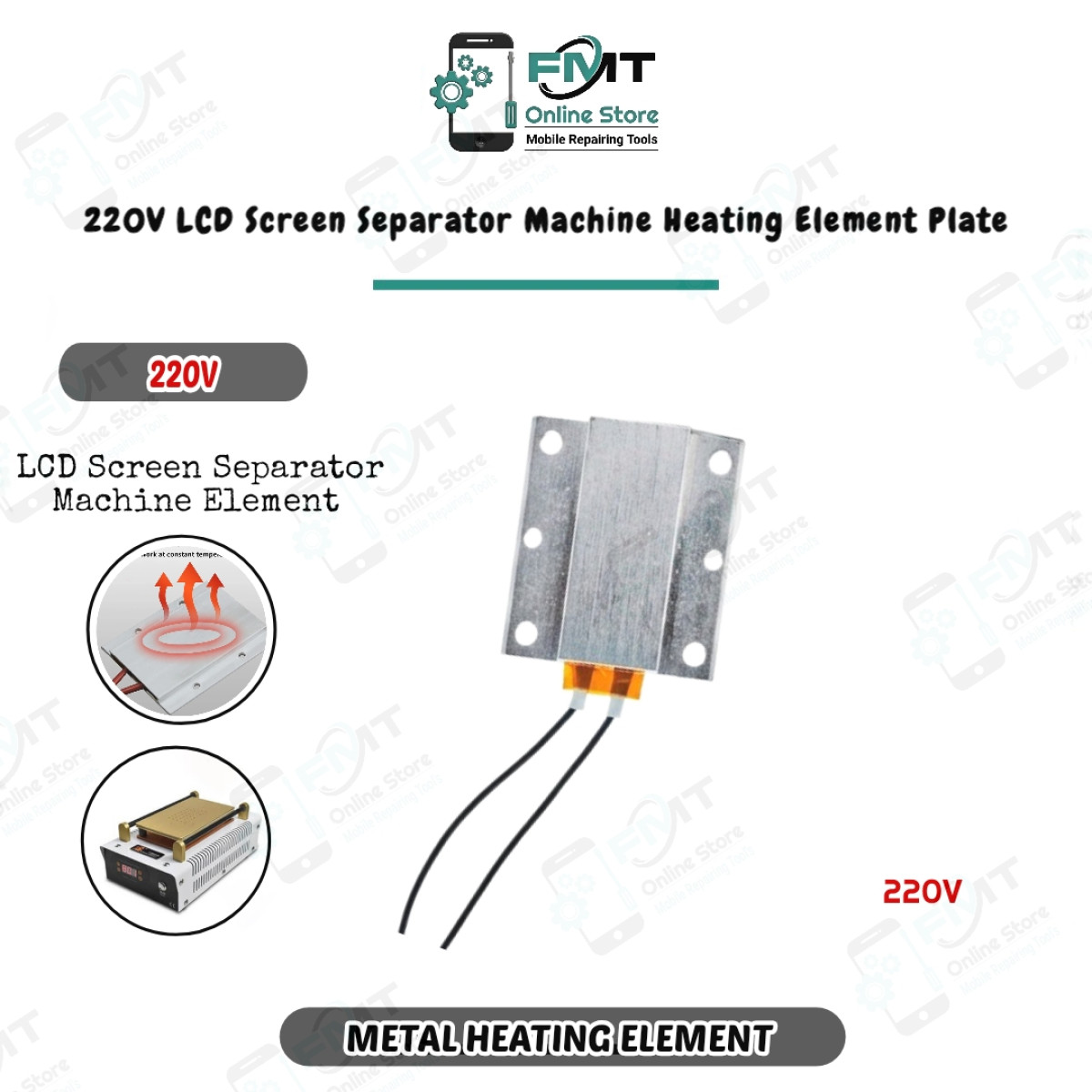 220V LCD Screen Separator Machine Heating Element Plate