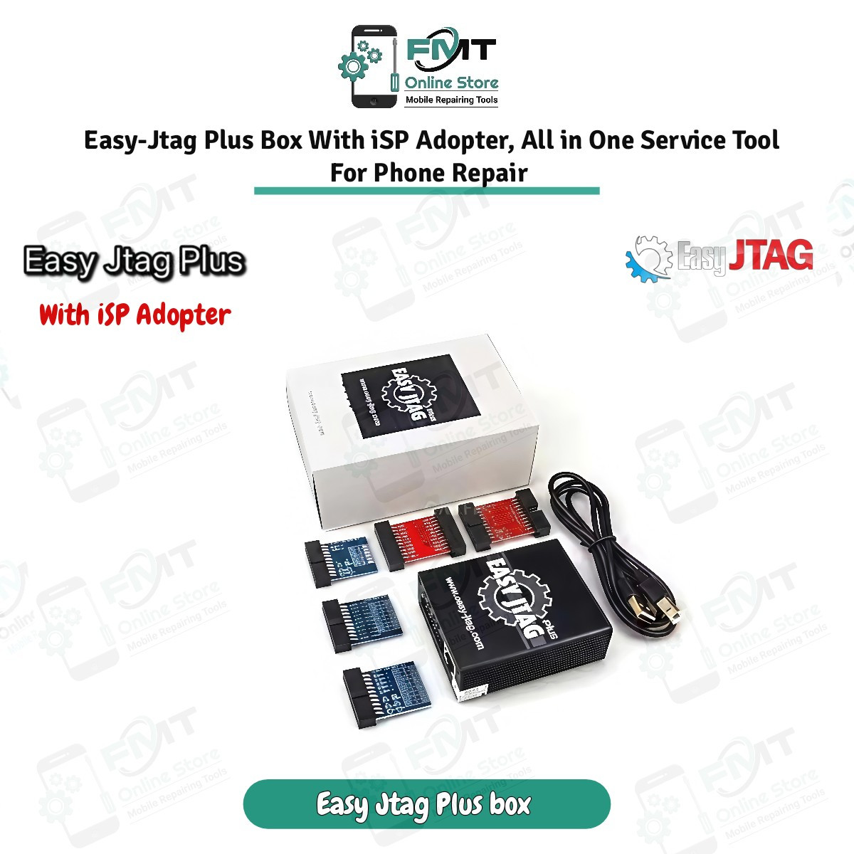 Easy-Jtag Plus Box With iSP Adopter, All in One Service Tool For Phone Repair