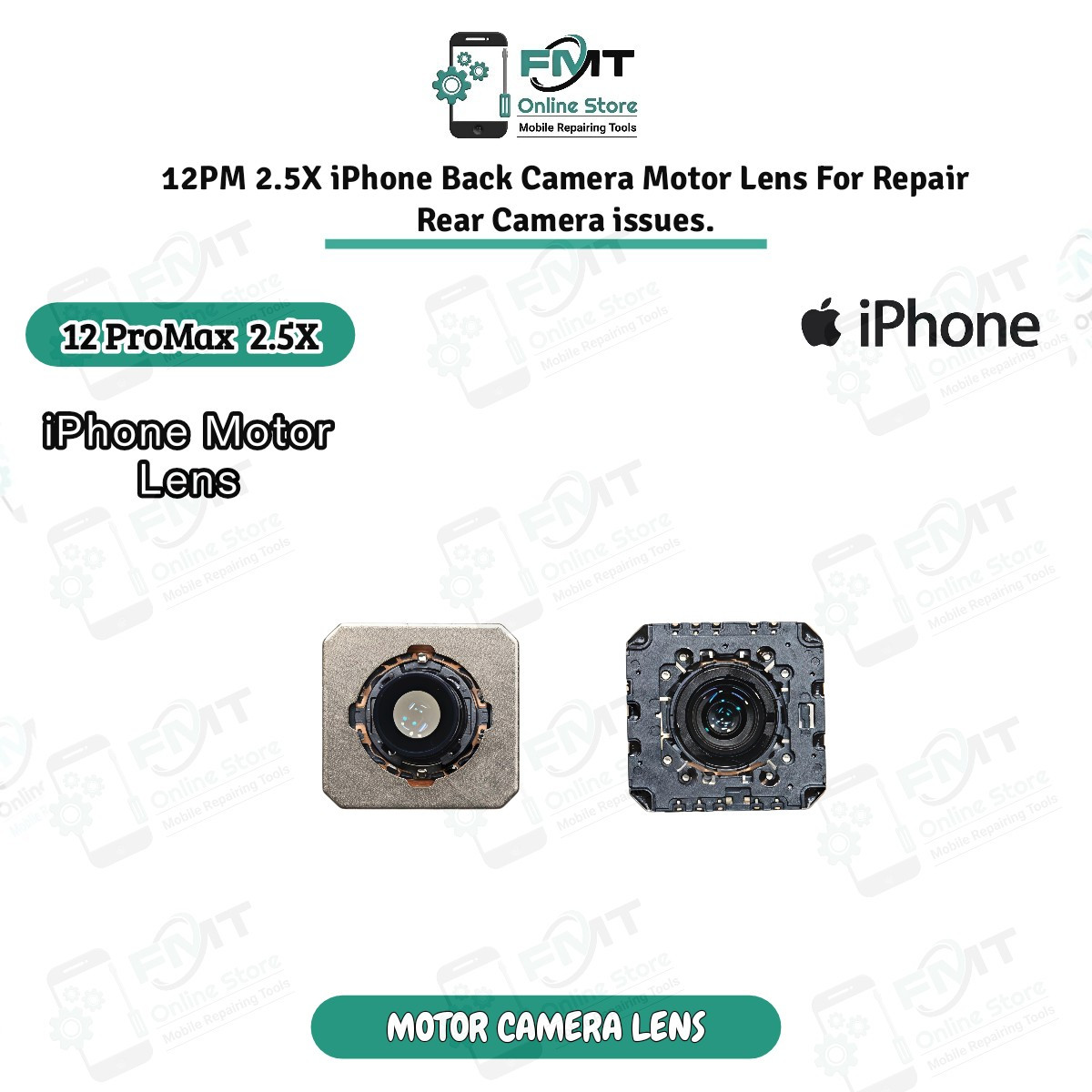 12PM 2.5X iPhone Back Camera Motor Lens