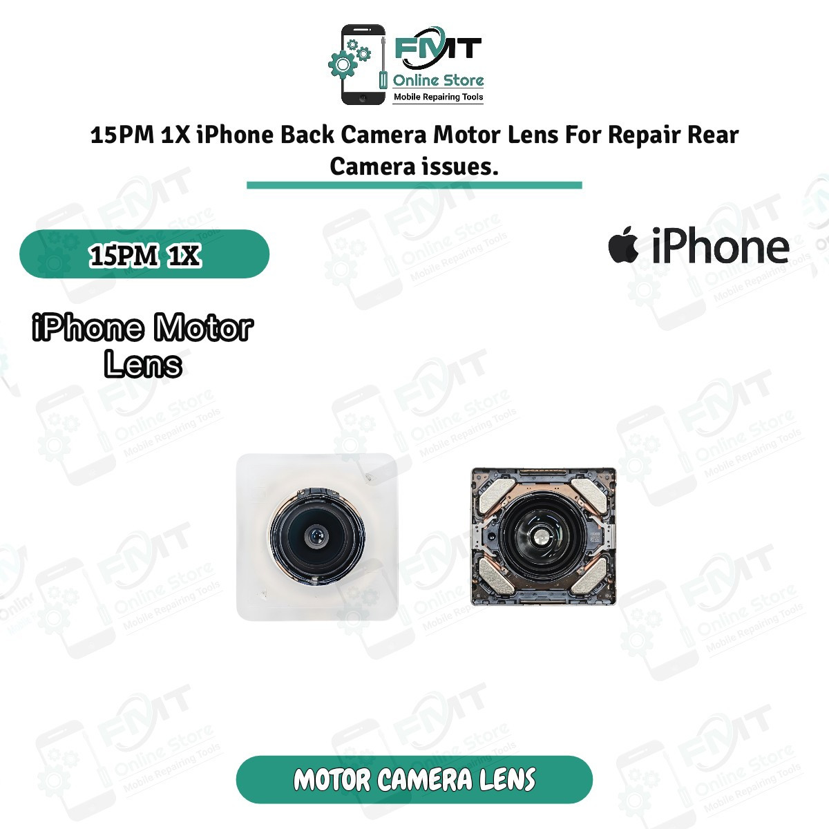 15PM 1X iPhone Back Camera Motor Lens