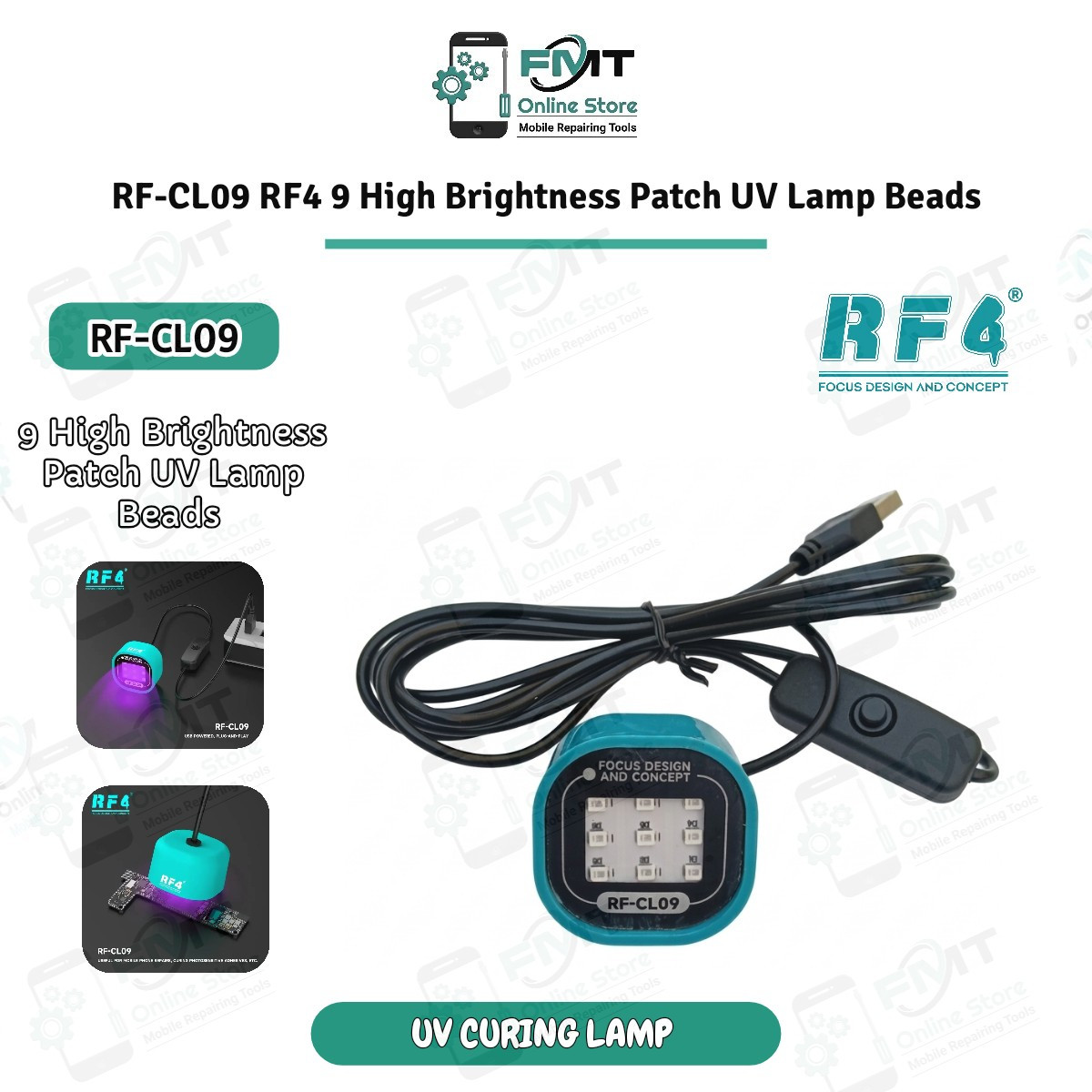 RF-CL09 RF4 9 High Brightness Patch UV Lamp Beads