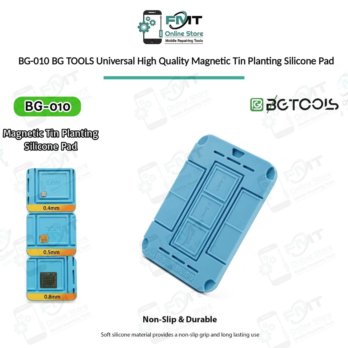 BG-010 BG TOOLS Universal High Quality Magnetic Tin Planting Silicone Pad