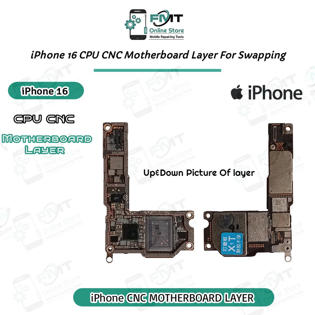 iPhone 16 CPU CNC Motherboard Layer For Swapping