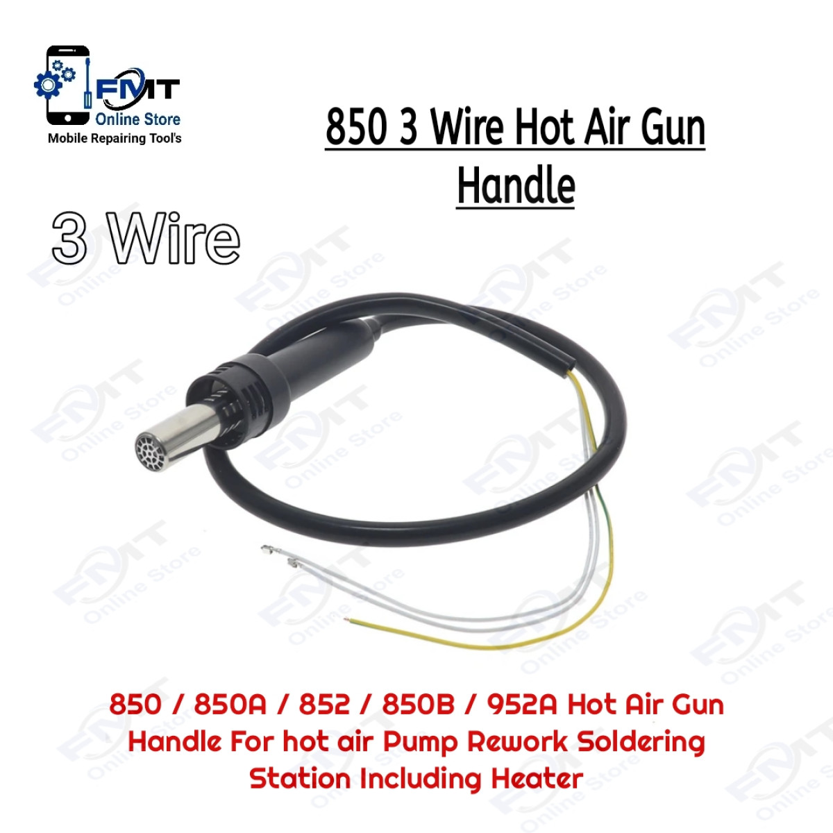 850 3Wire Hot Air Gun Handle