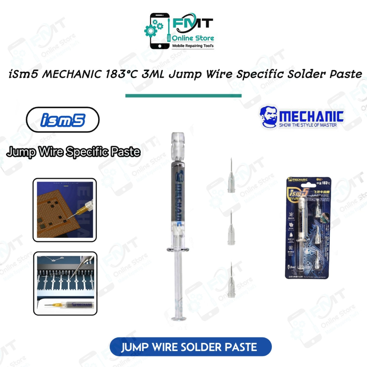 iSm5 MECHANIC 183°C 3ML Jump Wire Specific Solder Paste