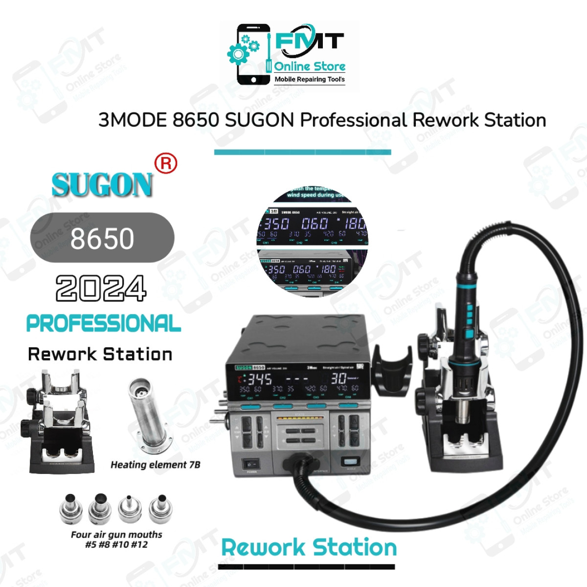 8650 3MODE SUGON 2024 1300W Rework Station